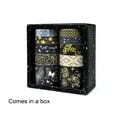 thumbnail image 5 of Wrapables Decorative Gold Foil Washi Tape Box Set for Arts & Crafts, Scrapbooking, Stationery, Diary (10 Rolls), Midnight, 5 of 7