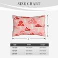 thumbnail image 6 of Fotbe Cute Mushroom1 Pillow Cases - Envelope Closure - Luxury, Extra Soft, Cooling Pillow Covers - Wrinkle, Fade, Stain Resistant-14"x20", 6 of 9