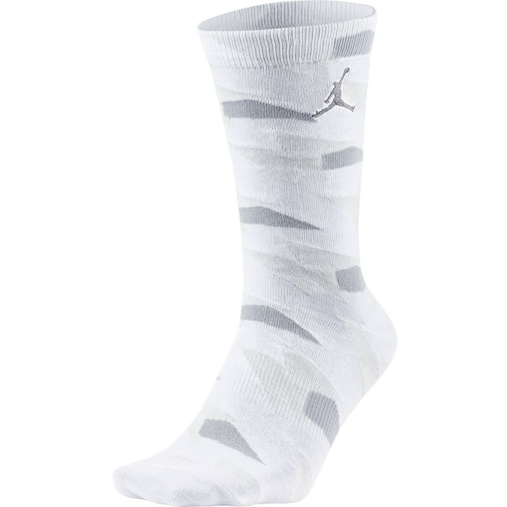 Jordan - Jordan Jumpman 7 Crew Men's Socks White/Grey sx5648-100 ...