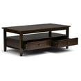 thumbnail image 3 of Atlin Designs 2-Drawers Coffee Table in Tobacco Brown, 3 of 5