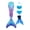 Bluefin Blue, variant on Hejin Mermaid Tails for Swimming with Monofin Girls Mermaid Tail Swimsuit Bathing Suit for Kids 4PC