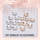 thumbnail image 5 of Qarigey 50 piezas de accesorios de Base de broche, broches de Metal para manualidades DIY, joyería, carcasa de disco de malla, accesorios para Type2 NO2, 5 of 6