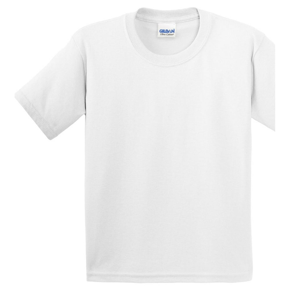 Gildan - Gildan 2000B Pure Cotton Youth T-Shirt -Pfd White-Medium ...