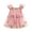 Pink, variant on Girls Princess Dress Flower Girl Dress Ball Gown Flutter Sleeve Tulle Embroidered 3D Flower Floral Embroidery Party Holiday Elegant Fancy Dresses for Girls 3-24M