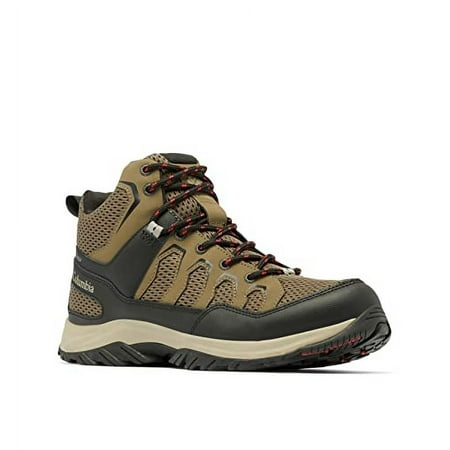 Columbia Men's Granite Trail Mid Waterproof, Mud/Black, 13