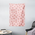 thumbnail image 1 of Sushi Tapestry, Cuisine Delicious Wraps Caviar Eel Fish Food in Monochrome Tones Pattern, Wall Hanging for Bedroom Living Room Dorm Decor, 40W X 60L Inches, Rose and Coral, by Ambesonne, 1 of 2