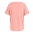 thumbnail image 4 of Gerichy Womens Summer Tops, Blouses for Women Short Sleeve Lace Tops Dressy Casual Tees, Sizes S-2XL Womens Summer Short Sleeve Shirts Trendy T Shirts Dressy Casual Blouses Crew Neck Tunic, 4 of 6
