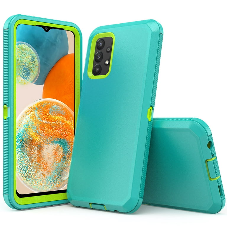 NIFFPD Samsung A14 5G Case, Galaxy A14 5G Case, Shockproof Drop protection  Phone Case for Samsung Galaxy A14 5G Green&Yellow 