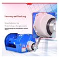 thumbnail image 4 of Heavy-Duty 1-3 Ton Manual Winch Portable Steel Wire Rope Hoist Gear-Type Mechanical Winch for Auto Boat Cranes, 4 of 6