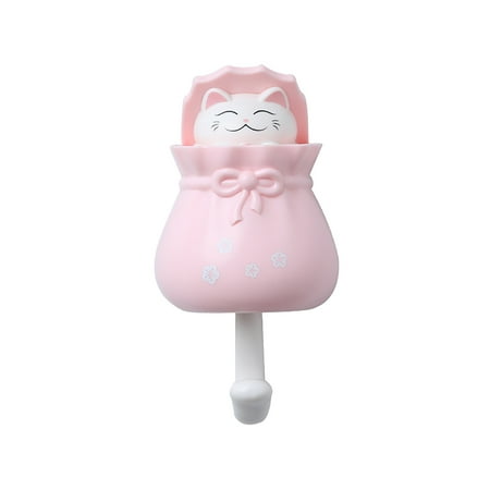 

YUEHAO Household Tools Clothes Hook Hanging Cat Door Back Hook Hole No Wall Cute Tools & Home Improvement Hooks A
