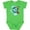 Apple Green, variant on Earth Day Turtle Planet with Waves and Birds Boys or Girls Baby Bodysuit