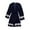 Navy, variant on Lindreshi Robes for Women Plus Size 4X Nightgown Gold Velvet Pajamas Lace Robes Underwear Sleepwear Trousers