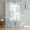 Light Blue Teal, variant on Navy Blue Gray Coastal Semi Sheer Window Curtains 45 Inches Long, Summer Beach Coral Shell Ocean Rod Pocket Voile Silky Chiffon Curtain Treatment Drapes for Kitchen, Living Room, 52"x45", 2 Panels