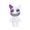 Purple‑Ear Grinner, variant on Animal Hospital Medical Staff Plush Toy Soft Stuffed Game Character Doll Creepy Cute Plushie for Fans Collection Home Decoration