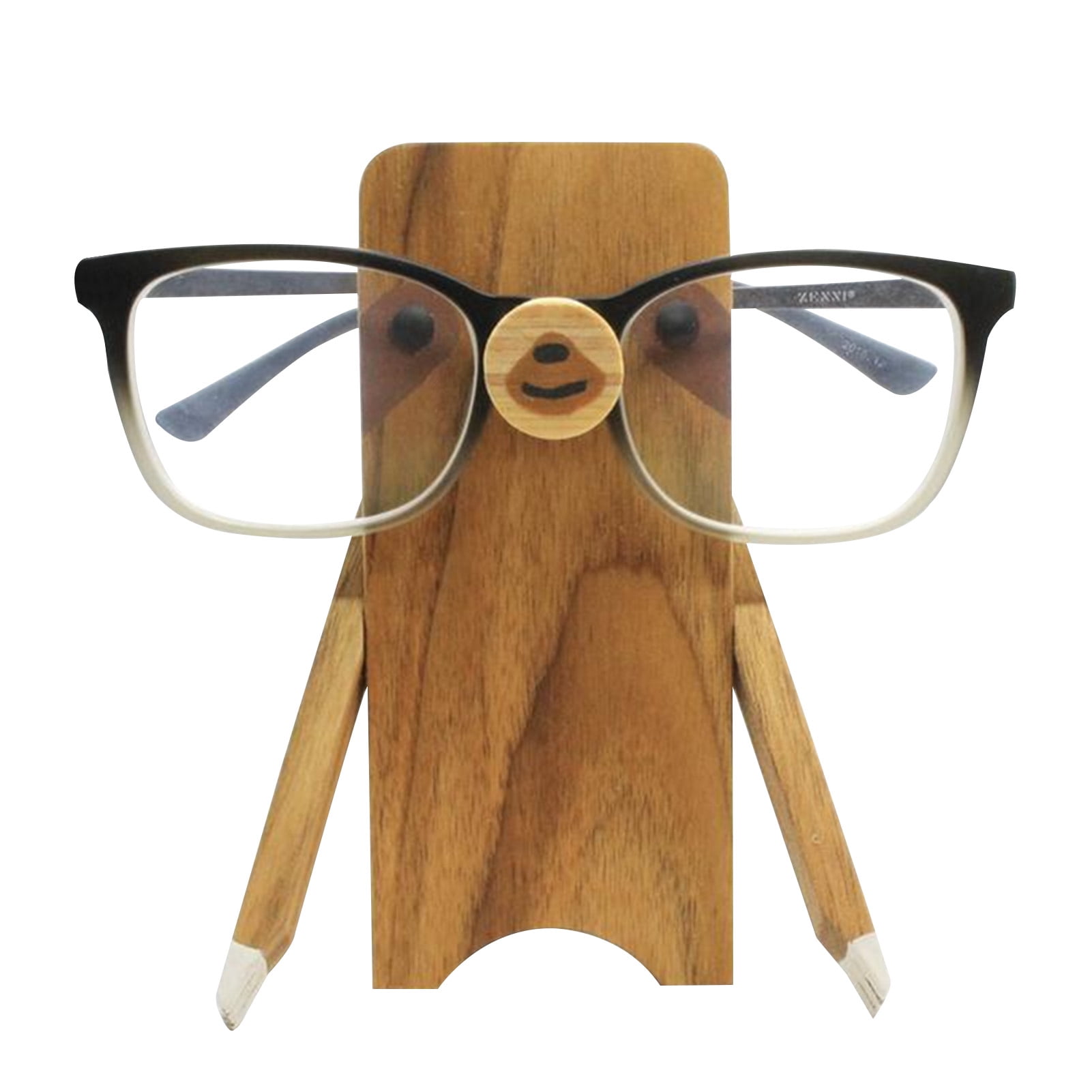 Creative Animal Glasses Holder, Fun Eyeglass Holder Display Stands, Wooden  Animal Cat Pig Panda Glasses Bracket, Christmas Holiday New Year Gift (A