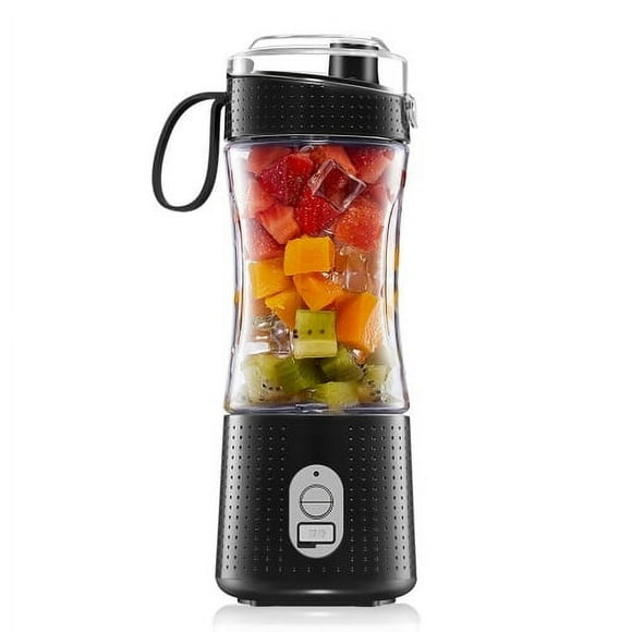 Portable Electric Blender Single Serve Fruit Juicer Mixer Cup with 4000mAh USB Rechargeable Battery for Shakes and Smoothies