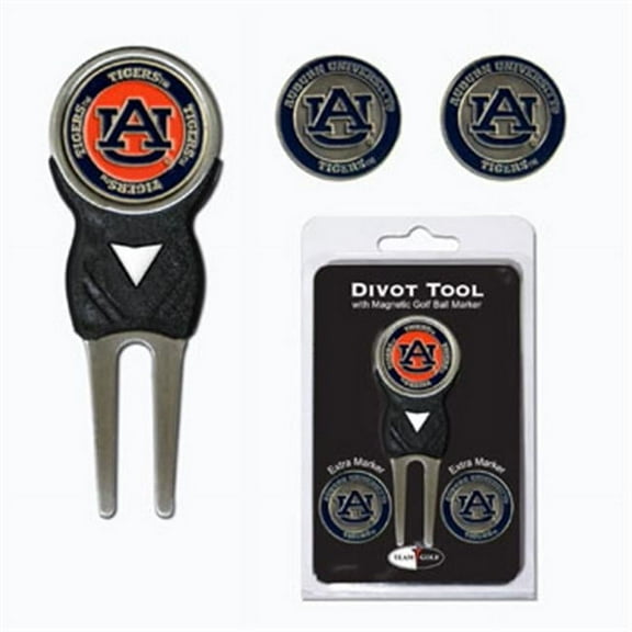 Auburn Tigers Official NCAA Divot Tool Ball Marker by Team Golf 20545