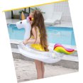 thumbnail image 2 of Flotador de piscina para bebés oso de fresa con dosel asiento brillante 80 ◆ 70 ◆ 57 cm Blanco, 2 of 5