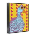 thumbnail image 2 of Stupell Industries Contemporary Quirky Vibrant Goose Black Framed Giclee Art, 11 x 14, by Marcus Prime, 2 of 7