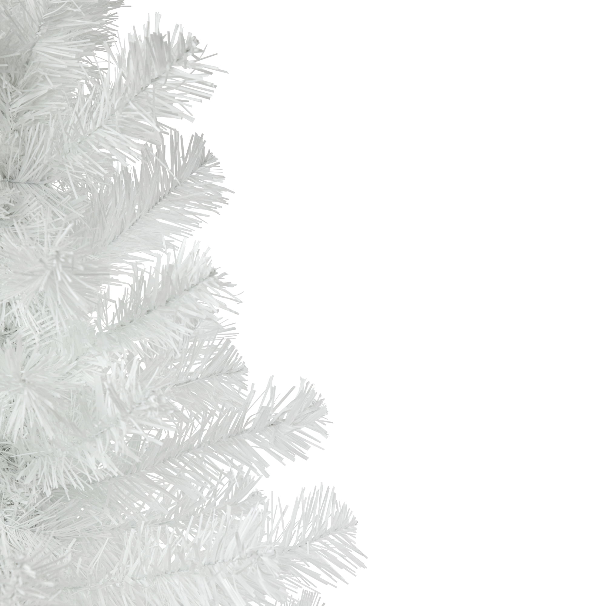 2' x 14" White Tinsel Artificial Christmas Tree - Unlit