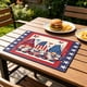 thumbnail image 1 of Americans Independence Day Themed Decorative Placemats Festive Table Mats Coffee Table Dining Table Decor Heat-Resistants Tablecloths Party Decorations, 1 of 6