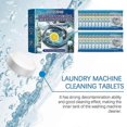 thumbnail image 3 of ZHAOCHENG Pastillas de limpieza para lavadoras domésticas, limpieza suave y potente para eliminar olores y suciedad, 3 cajas, 3 of 4