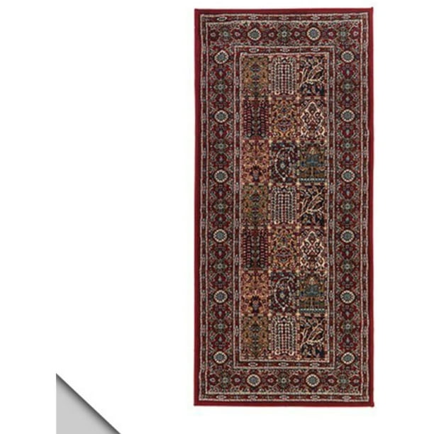 IKEA VALBY RUTA Rug Low Pile Runner Multicolor Traditional Deep Red