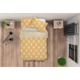 thumbnail image 3 of 3D Abstract Yellow Geometric Shape Quilt Cover Set Bedding Set Duvet Cover, 3 of 3
