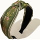 thumbnail image 3 of Jseng- Diadema trenzada vintage hecha a mano de 4 piezas, diadema elástica con nudo cruz y bord de tela, diadema ancha y dulce, 3 of 3