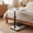 White Marble, variant on C Table End Table Adjustable Height, 360°Swivel TV Tray Table Couch Tables C Shaped Side Tables Living Room and Bedroom for Sofa, Bed,Chair (Brown)