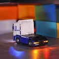 thumbnail image 4 of Turbo Racing 1/76 Scale Micro RC Truck Tractor Model, 2.4G 3CH Remote Control Toy Vehicle with Metal Paint & Patented Steering, RTR Desktop Car for Teens and Adults, 4 of 7