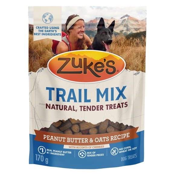 Zuke's Trail Mix Peanut Butter & Oats Recipe, Dog Treats, 170 g
