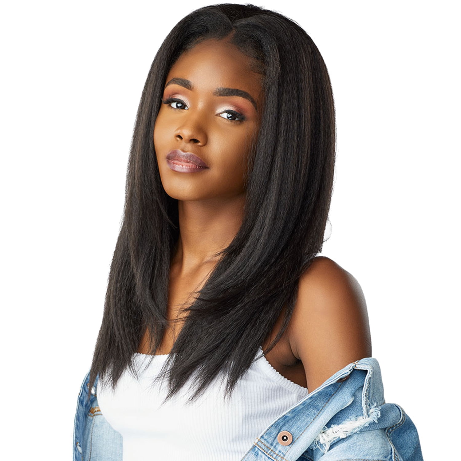 Sensationnel Half Wig Instant Weave Curls Kinks N Co Alpha Woman (FLAMBOYAGEBLONDE)