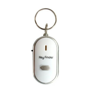 TMISHION recherche de clé perdue Contrôle vocal Anti-perte de dispositif  Sifflet Key Finder Keychain Locator Tracer (Noir)