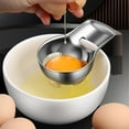 thumbnail image 4 of Separador De Yemas De Huevo Duradero Colador De Acero Inoxidable Herramienta De Separación Rápida Filtro De Cocina Apto Para Uso Alimentario Para Cocinar Y Hornear Práctico Utensilio De Tamizado Par, 4 of 8