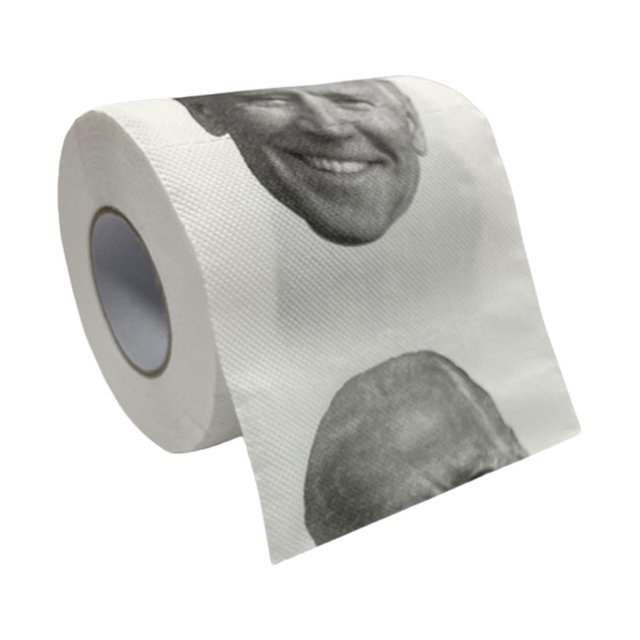 Biden Paper Roll Broma Divertida Regalo Político Gag Paplic (G)