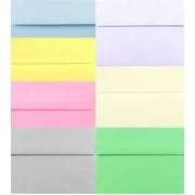 Shipped Free Pastel Color Selection 50 Boxed A2 Envelopes for Enclosures Cards Invitations Announcements from The Envelope Gallery