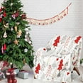 thumbnail image 5 of Christmas Throw Blanket Gray Red Xmas Tree Fuzzy Blanket Decorative Soft Cozy Flannel Blanket for Christmas Holiday Home Bed Sofa Couch Chair, 50 x 60 Inch, 5 of 6