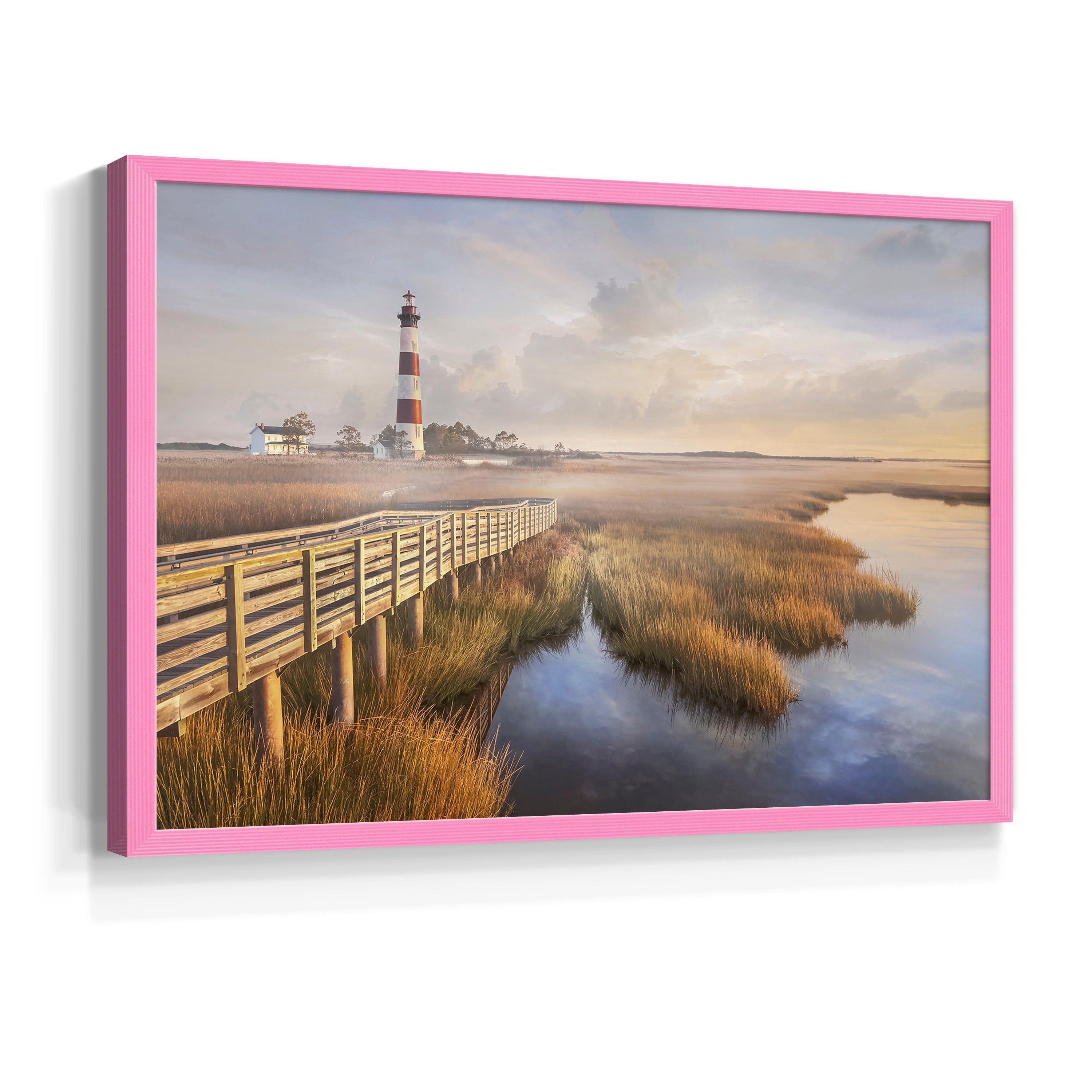 Private Path II by Mike Calascibetta - Restickable Framed Giclée Print