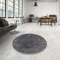 thumbnail image 4 of Ahgly Company Machine Washable Indoor Rectangle Industrial Modern Light Black Area Rugs, 6' x 9', 4 of 7