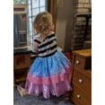 thumbnail image 4 of Girl Striped Tutu Dress Set with Ear Headband Socks Halloween Birthday Party Dress up, 4 of 7