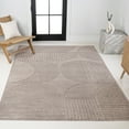 thumbnail image 4 of JONATHAN Y SCANDINAVIAN 8 x 10 Area Rug, Nordby Geometric Arch Striped - Taupe/Beige, SCN104D-8, 4 of 9