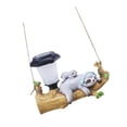 thumbnail image 2 of ziyahi Creative Statues Garden Pendant Solar LED Lights Lawn Yard Hanging Lamp Sloth, 2 of 8