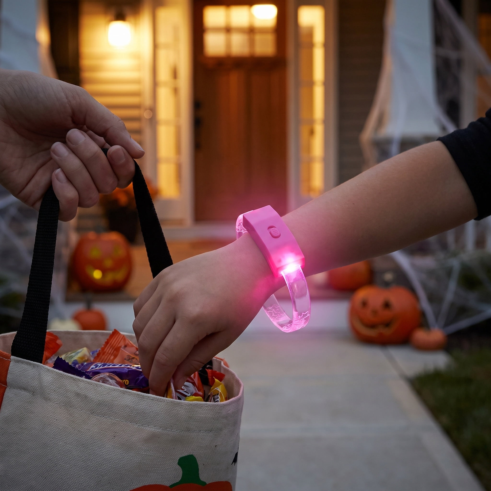 Light-Up Bat Bracelet, Pink, Halloween by Way To Celebrate