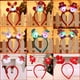 thumbnail image 2 of Diadema navideña de muñeco de nieve con luz LED, cinta para el pelo, decoraciones navideñas de Noel, accesorios para el cabello 2022, 2021, 2 of 4