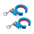 thumbnail image 4 of Bunblic 2Pcs Cable Tray Rollers Cable Threading Tools Stainless Steel Nylon Easy to Use Wire Guide Accessories Wire Pulling Pulley , Blue, 4 of 8