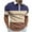 Mens T Shirts Khaki, variant on 2 Pack Golf Shirts for Men with Zipper Collared Short Sleeve Tshirts Shirt Mens Casual Color Block Pullover Breathable Athletic Workout Tees Tops