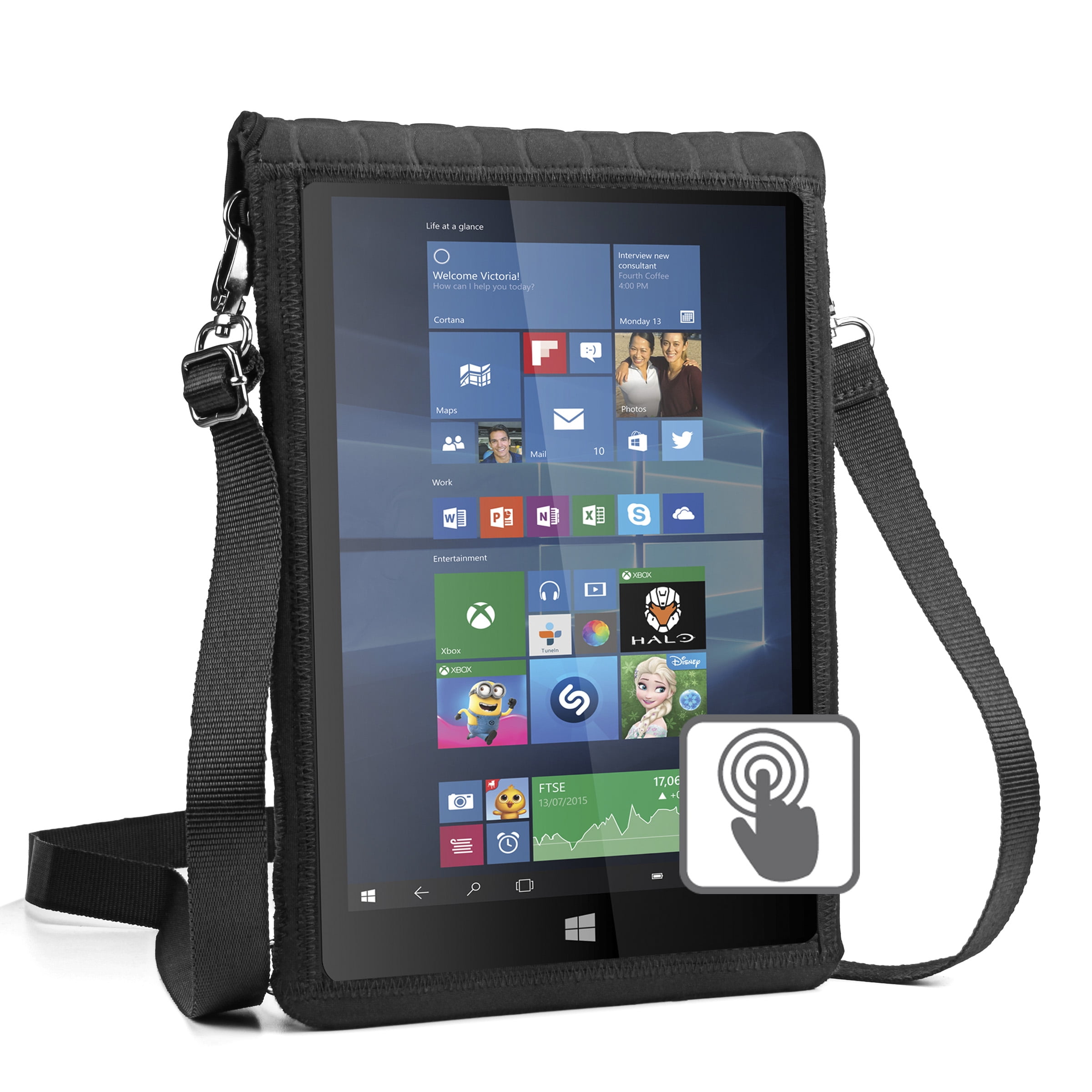 USA GEAR 12 Inch Tablet Case Cover Holder With Capacitive Screen Use 
