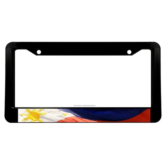 Philippines Philippine Filipino Flag Wavey Car Truck License Plate Frame