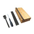 thumbnail image 3 of Runquan Fret End Beveling File 3 23 35 Degree Luthier Tools Guitar Bass Fret End Dressing for Rounding Shaping Leveling Frets Sprouts Wood Color, 3 of 8